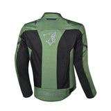 BELA MESH PRO TEXTIL CASACOS DE MOTO HOMEM VERDE PRETO