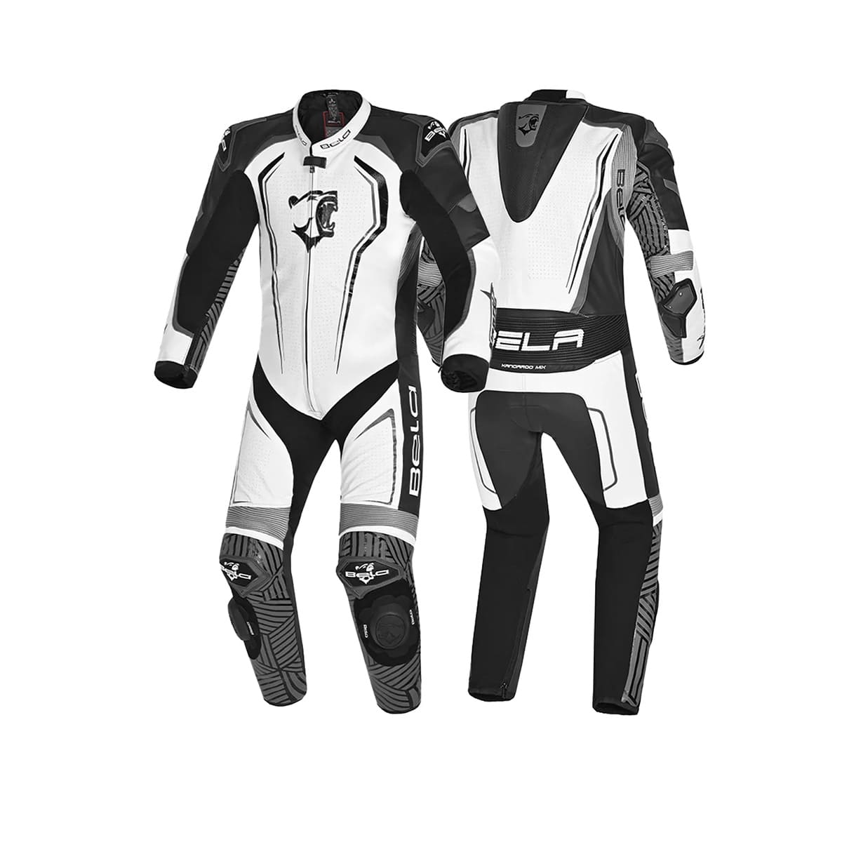 BELA NORTH STAR 1 PC Moto Fatos Preto Branco - Imagem dupla de ternos