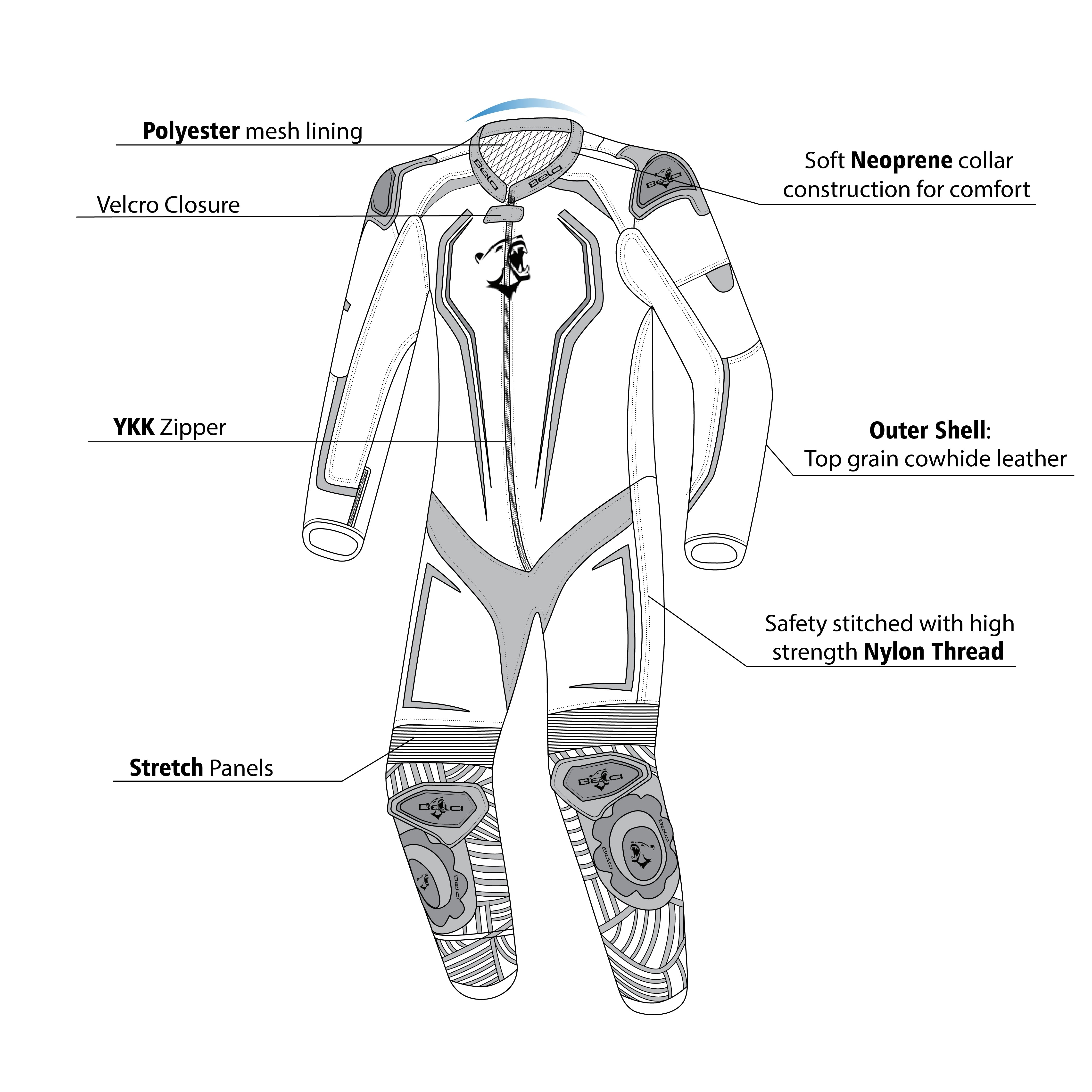 BELA NORTH STAR 1 PC Moto Fatos Preto Branco - imagem vetorial de terno