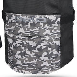 BELA ONSAKER Camuflagem Moto Textil Casacos Azul Preto - Imagem central traseira da Casacos