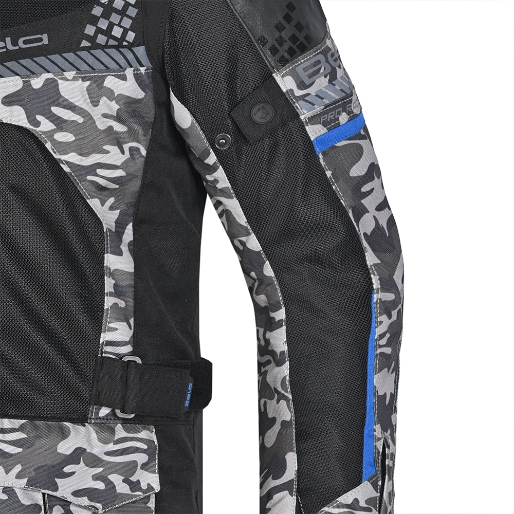 BELA ONSAKER Camouflage Motorcycle Textile Jackets Blue Black – 7 – Maximomoto PT