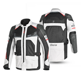 BELA ONSAKER Textile Motorcycle Jackets Ice Black Red
