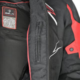 BELA Panther Moto Textil Casacos Preto Vermelho