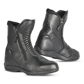 BELA RIO Motocicleta Couro Botas Pretas - Imagem dupla de botas