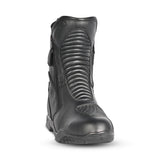 BELA RIO Motocicleta Couro Botas Pretas - Imagem frontal da Boots