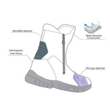 BELA RIO Motocicleta Couro Botas Pretas - Imagem vetorial 2 de botas