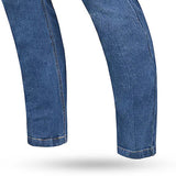 BELA RIO Denim Jeans Moto Senhora Calcas Azul