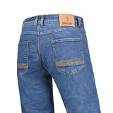BELA RIO Denim Jeans Moto Senhora Calcas Azul