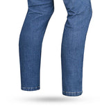 BELA RIO Denim Jeans Moto Senhora Calcas Azul