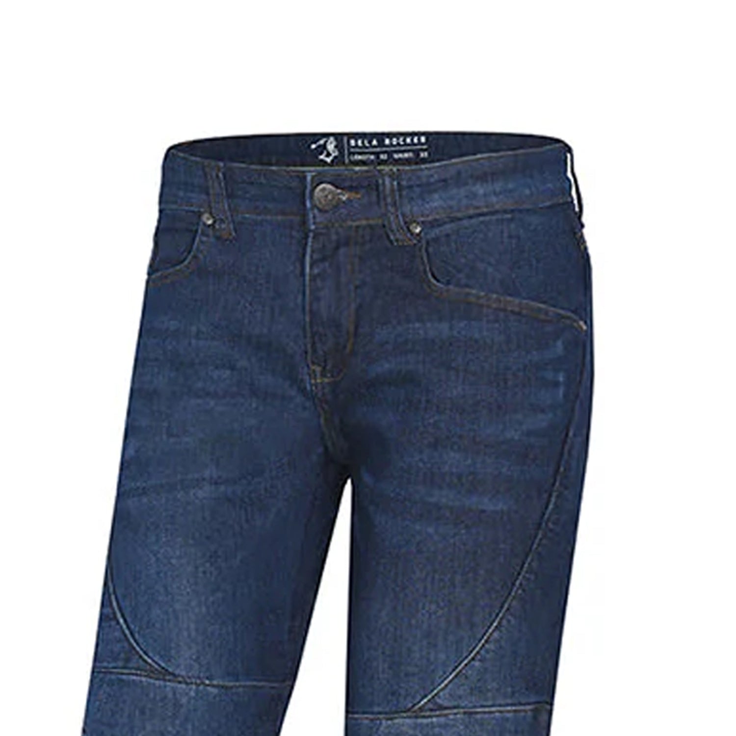 BELA ROCKER VAQUERO Denim Moto Pants CE Approved AA Blue 32 Inseam – 8 – Maximomoto PT