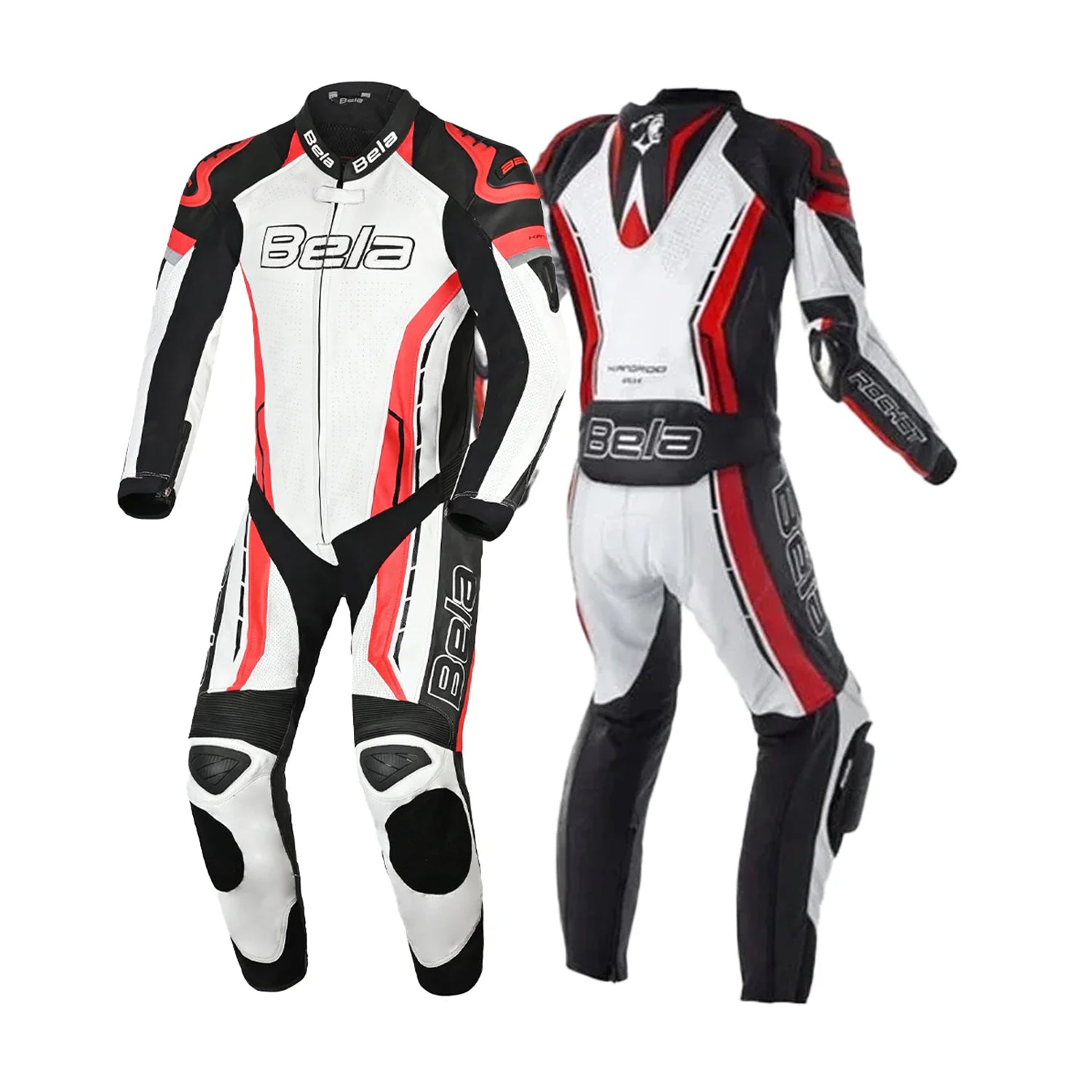 BELA ROCKET KIDS 1 PC Fatos De Moto Branco Vermelho – 2 – Maximomoto PT