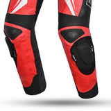 BELA ROCKET MIX KANGAROO 2 PC Senhora Moto Fato - Imagem do lado do joelho do terno