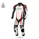 BELA ROCKET Mix Kangaroo 1 PC Motorcycle Suit White Black Red – Maximomoto PT