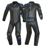 BELA ROCKET Mix Kangaroo 1 PC Moto Fato Preto Azul - Imagem dupla de ternos