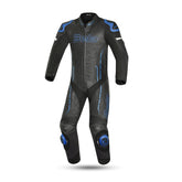 BELA ROCKET Mix Kangaroo 1 PC Moto Fato Preto Azul - imagem frontal do terno
