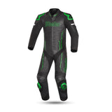 BELA ROCKET Mix Kangaroo 1 PC Moto Fato Preto Verde - imagem frontal do terno