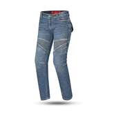 BELA ROSEKIN Denim Jeans Moto Senhora Calças ganga Azul – Maximomoto PT