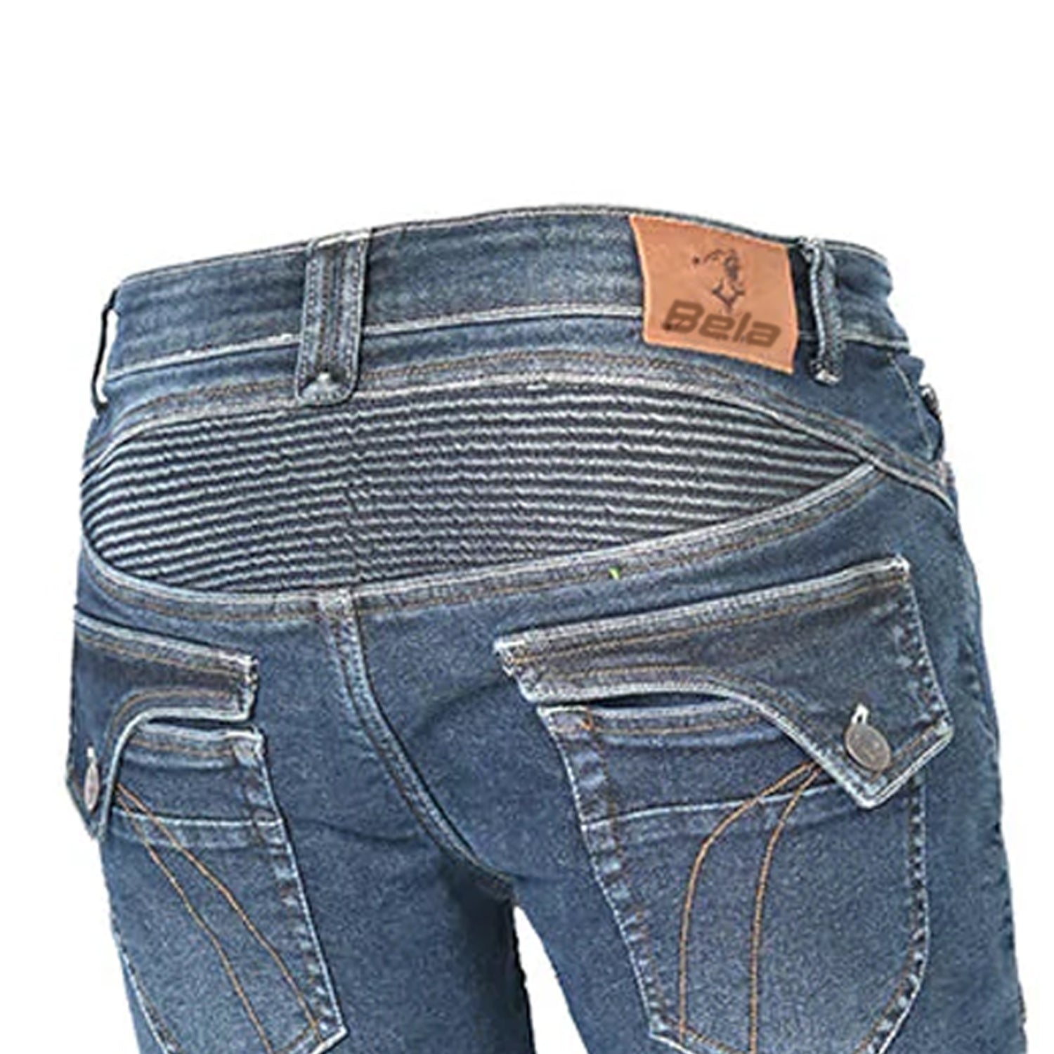 Beautiful Rosekin Motorcycle Ladies Denim Jeans Blue – 6 – Maximomoto PT