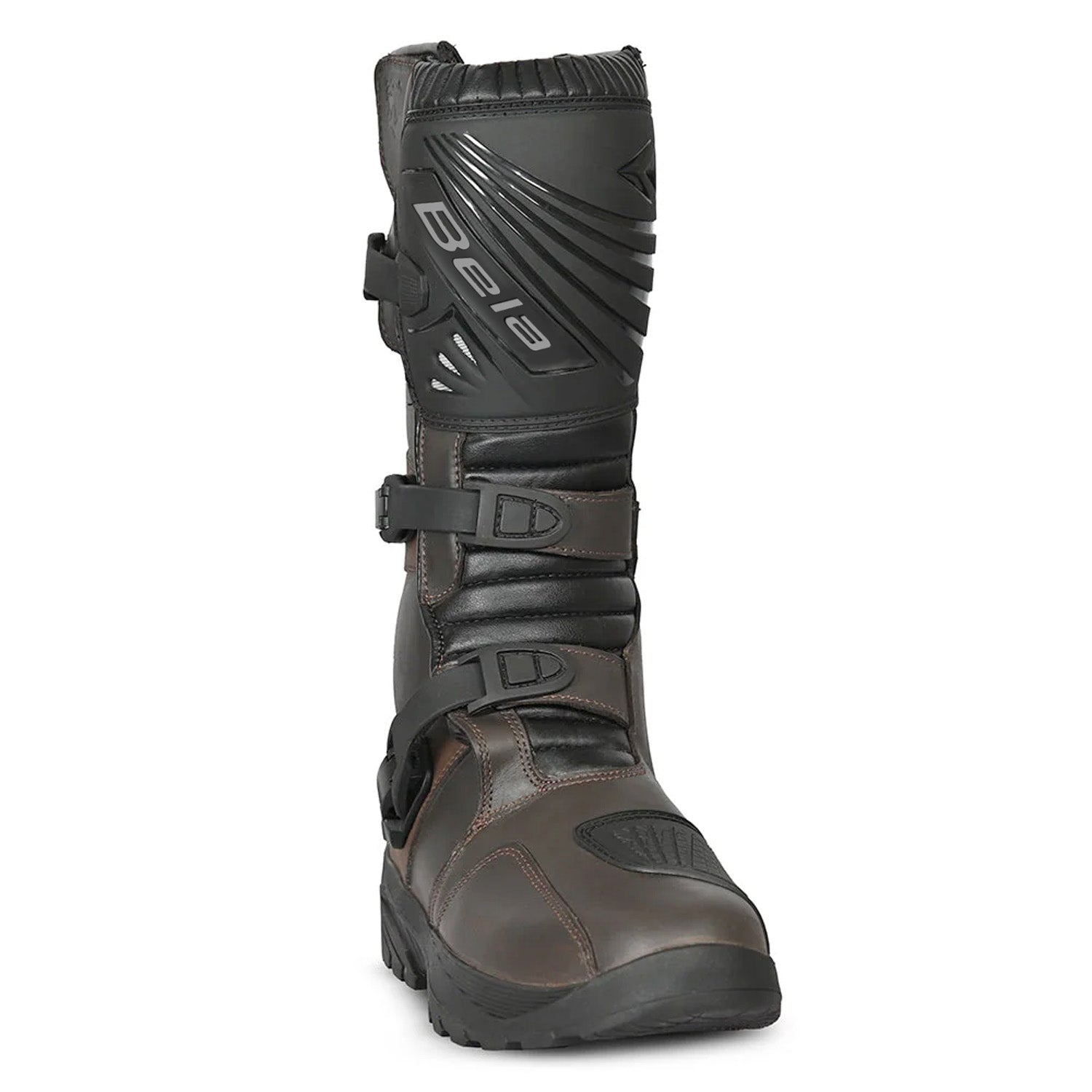 BELA SENIOR WP Motorcycle Leather Boots Brown – 3 – Maximomoto PT