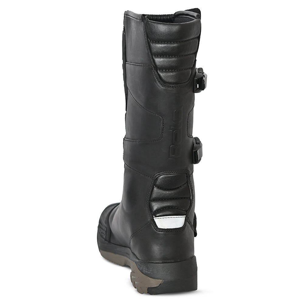 BELA SENIOR WP Moto Couro Botas Preto - Imagem do verso de Boots