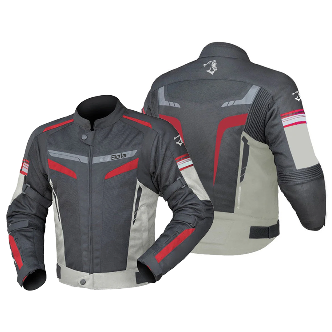 BELA SPRINTER Casacos De Moto Textil Gelo Preto Vermelho – 2 – Maximomoto PT