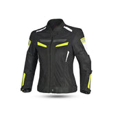 BELA SPRINTER Moto Senhora Textil Casacos Preto Amarelo Fluo - Imagem frontal da Casacos