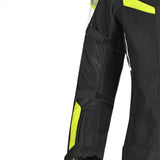 BELA SPRINTER Moto Senhora Textil Casacos Preto Amarelo Fluo - Imagem frontal direita da Casacos