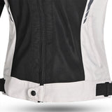 BELA SPRINTER Moto Senhora Textil Casacos Preto Gelo Vermelho - Imagem central frontal da Casacos