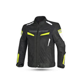 BELA SPRINTER Moto Textil Casacos Preto Fluorescente - Imagem frontal da Casacos
