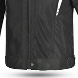 BELA SPRINTER Motorcycle Textile Jackets Black Fluorescent Yellow