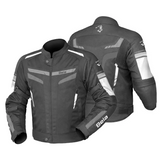 BELA SPRINTER Casacos De Moto Textil Preto Branco Cinza