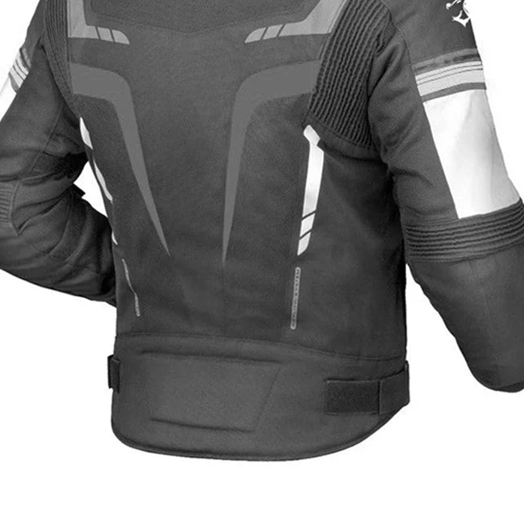 BELA SPRINTER Casacos De Moto Textil Preto Branco Cinza – 7 – Maximomoto PT