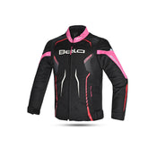 BELA STAR LIGHT Moto Júnior Textil Casacos Preto Rosa - Imagem frontal da Casacos