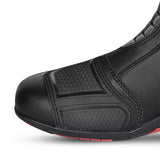 BELA STRIP Moto Couro Botas Preto Cinza