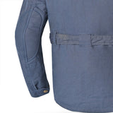 BELA TECTICAL COTTON WAX Moto Textil Casacos Azul Marinho - Imagem central traseira da Casacos