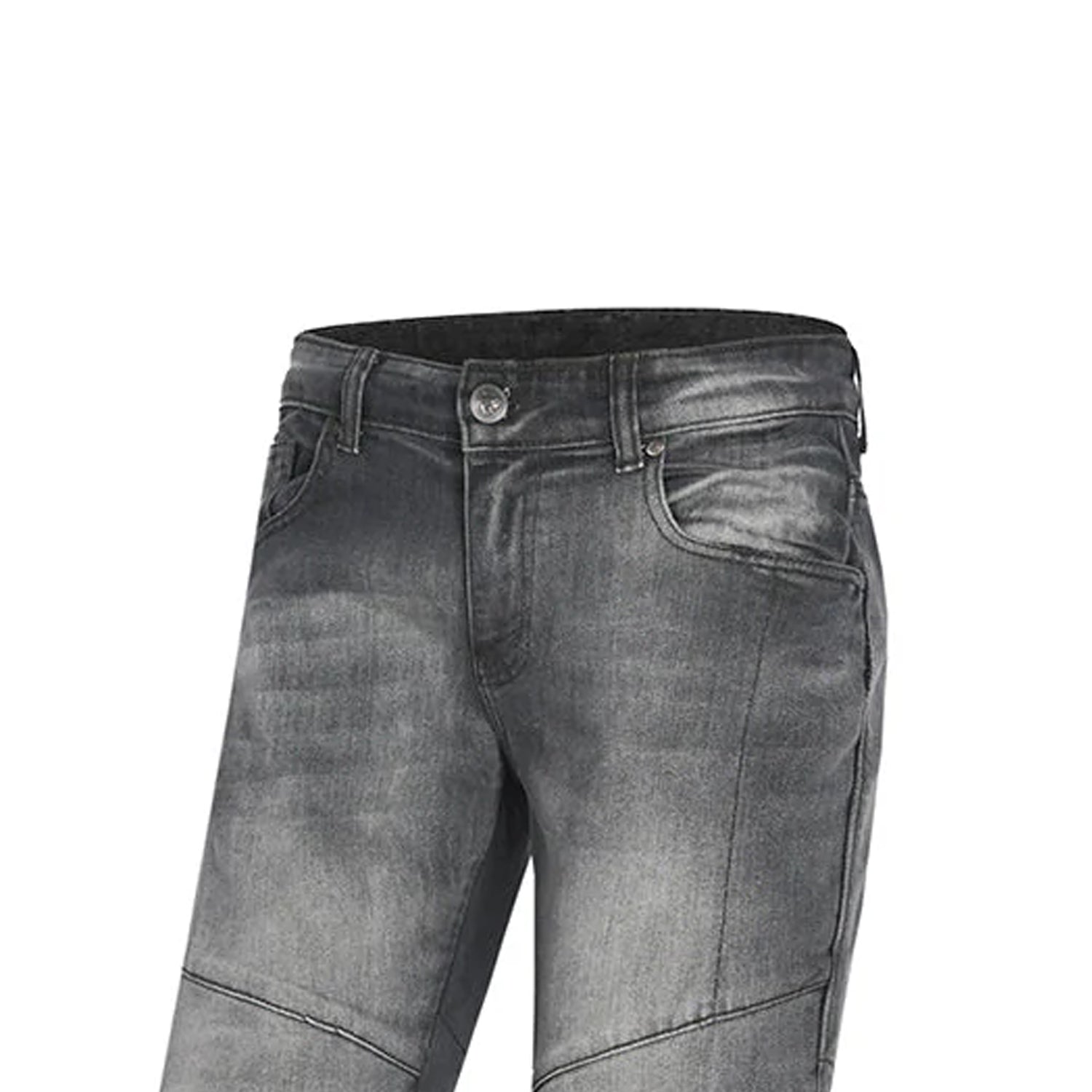 BELA TOM Jeans Moto Dark Gray Pants – 6 – Maximomoto PT