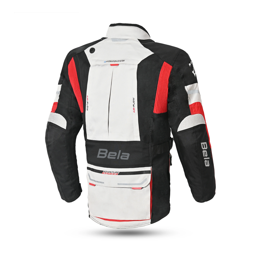 Beautiful Transformer 3 in 1 Motorcycle Jacket Gray Black Red – 3 – Maximomoto PT