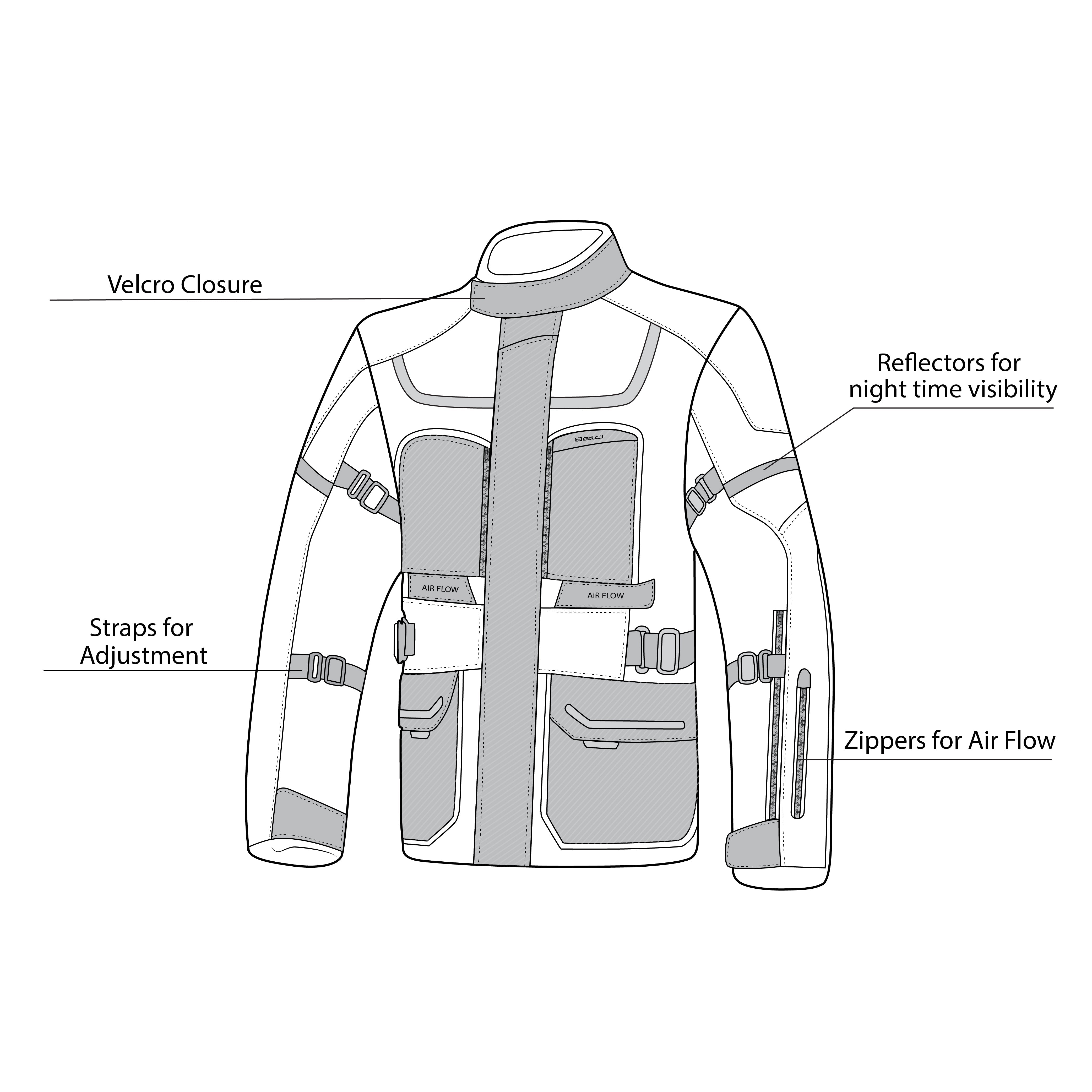 Beautiful Transformer 3 in 1 Motorcycle Jacket Gray Black Red – 6 – Maximomoto PT