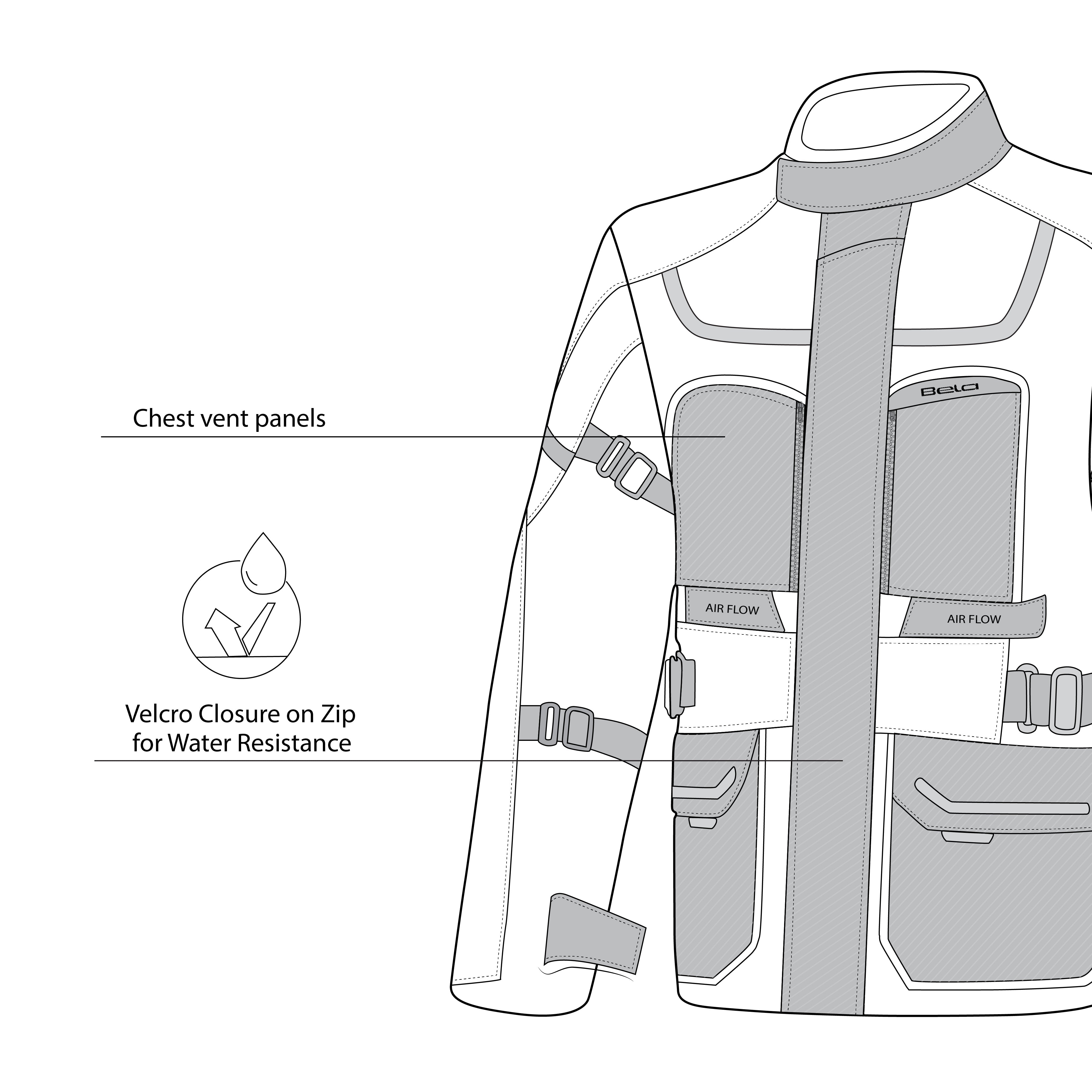 Beautiful Transformer 3 in 1 Motorcycle Jacket Gray Black Red – 10 – Maximomoto PT