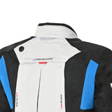 BELA TRANSFORMER 3 Em 1 Moto Casaco Cinzento Preto Azul - Imagem parte superior costas Casacos