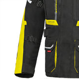 BELA TRANSFORMER 3 Em 1 Moto Casaco Preto Amarelo Fluo - Imagem frontal direita da Casacos