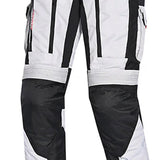BEAUTIFUL TRANSFORMER Motorcycle Textile Pants Gray Black Red