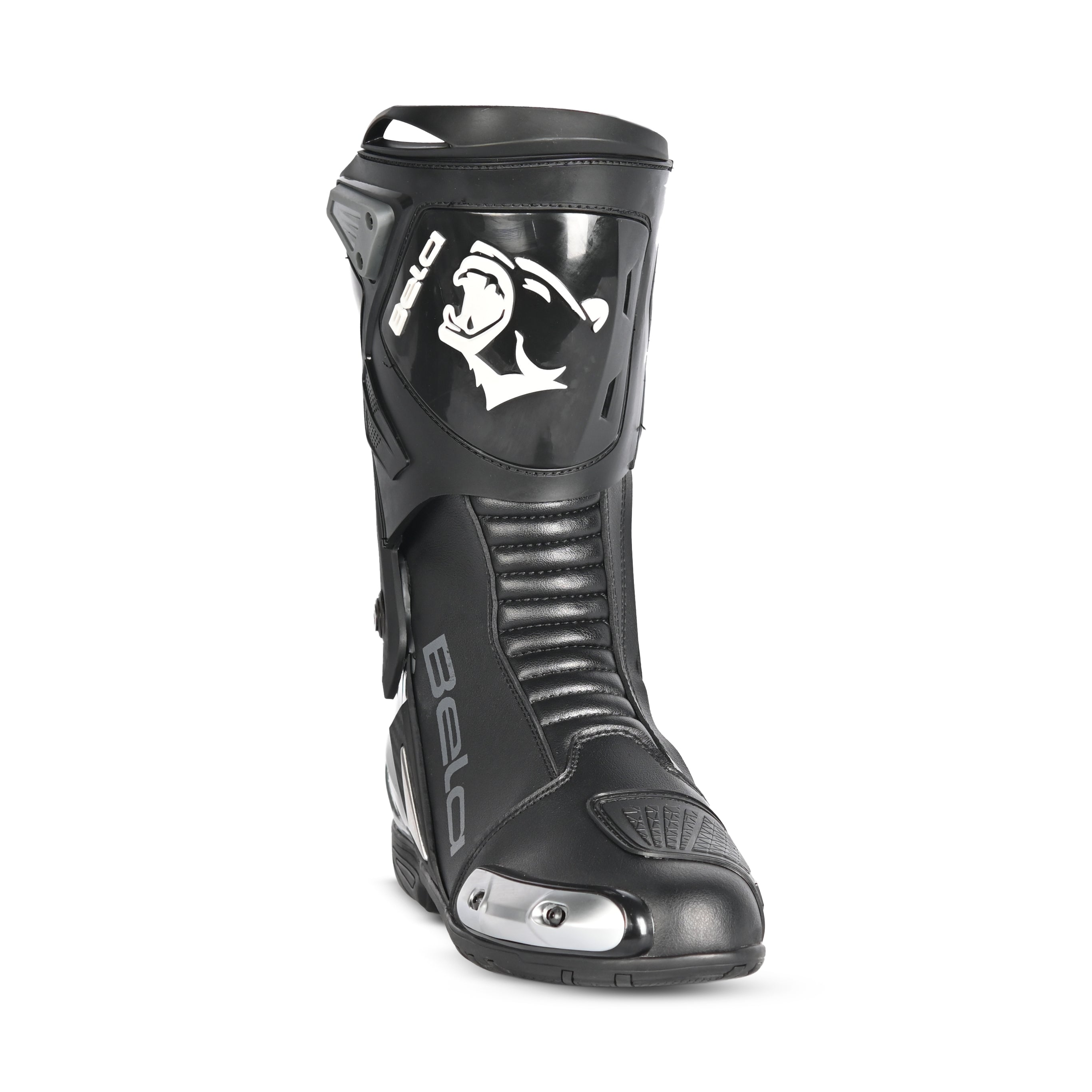BELA TURBO TRACK Moto Corrida Botas Preto Antracite - Imagem frontal da Boots