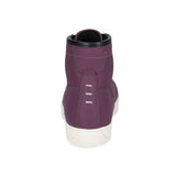 BELA VOLCAN Couro Moto Senhora Botas Fúcsia preta - Imagem do verso de Boots