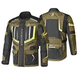 BELA WATSON Masculino Moto Casacos Preto Cáqui Amarelo Branco - Imagem dupla de Casacos