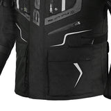 BELA WATSON TEXTIL CASACOS DE MOTO PRETO ANTRACITE