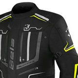 BELA WATSON TEXTIL CASACOS DE MOTO PRETO ANTRACITE