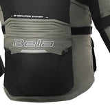 BELA WATSON Men's Motorcycle Jackets Black Khaki Yellow White