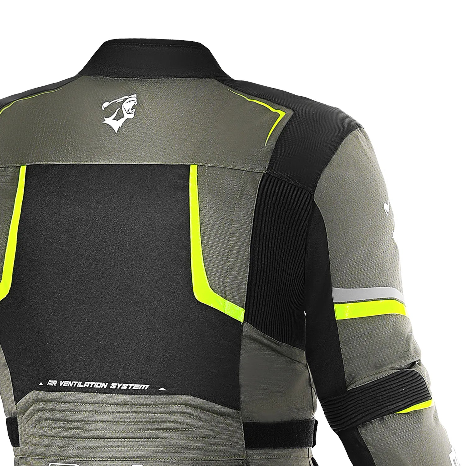BELA WATSON Men's Motorcycle Jackets Black Khaki Yellow White – 7 – Maximomoto PT