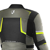 BELA WATSON Men's Motorcycle Jackets Black Khaki Yellow White